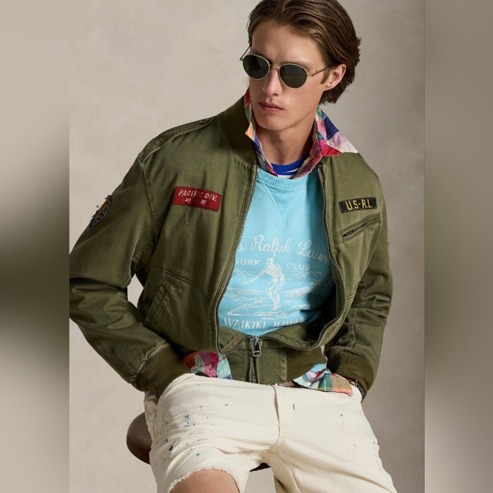 Polo Ralph Lauren Surf Club Graphic Sweatshirt L - Picture 2 of 8